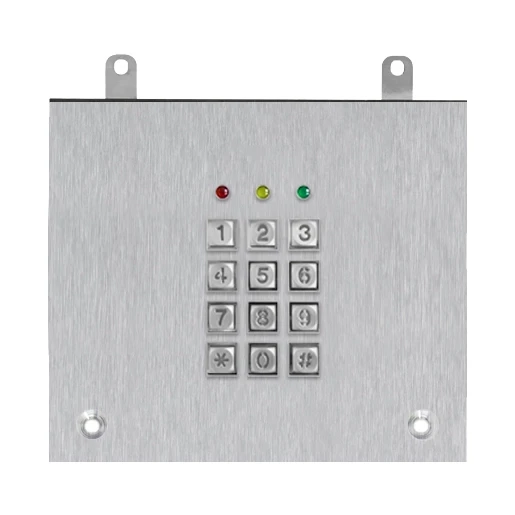 Comelit Switch Code module panelen + 2 rijen knoppen aluminium/kunststof RVS IX9201