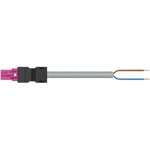 Wago SERIE 771 Patchkabel gebouwinstallatie 2p Stekker Vrij kabeluiteinde 7000mm