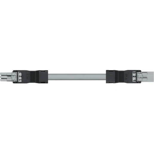Wago SERIE 891 Patchkabel gebouwinstallatie 3p Contrastekker (female) Stekker 6000mm