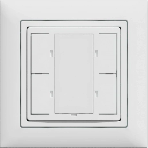 B.E.G. Drukknopmodule KNX 4-voudig wit met tekstv inbouw IP20 93174