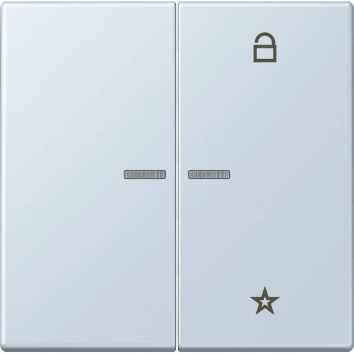 Jung LS range stuurafdekking universeel lc32023 2-voudig Mat FMLC1701209