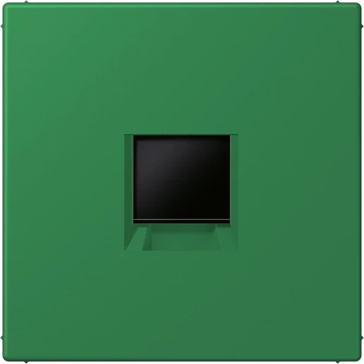 Jung LS range Afdekking centraalplaat AMP Radiall LC32050 Modular-Jack 1 connector Zonder label groen LC1969-1WE219