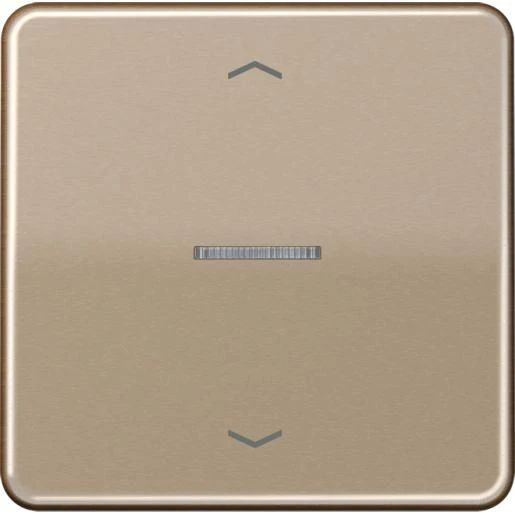 Jung CD range tastafdekking standaard pijlen goud brons enkelvoudig Mat brons FMCD1700PGB