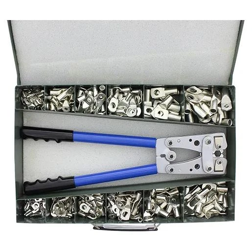 Klemko Assortiment 240 Buiskabelschoenen 10-50mm2 met krimptang