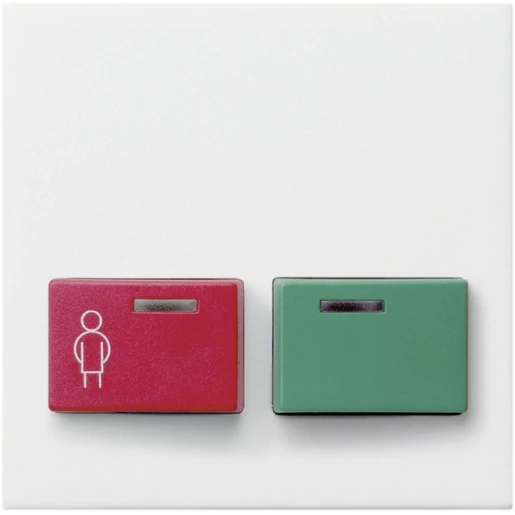 Gira System 55 miva centraalplaat oproepsysteem 73120 a wit RAL 9010 024427