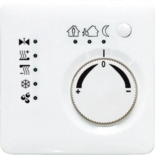 Jung KNX ruimtetherm. + 4 bin CD zwart