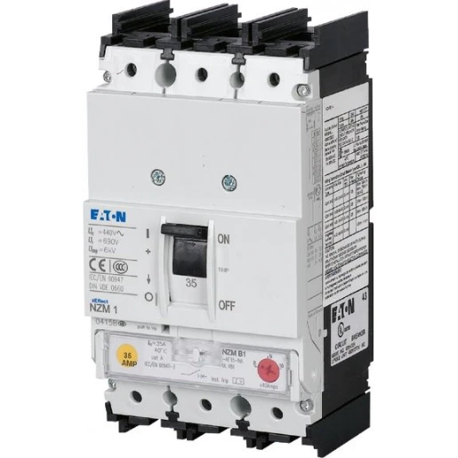 Eaton Vermogensautomaat nzm1 3p 60a ul/iec