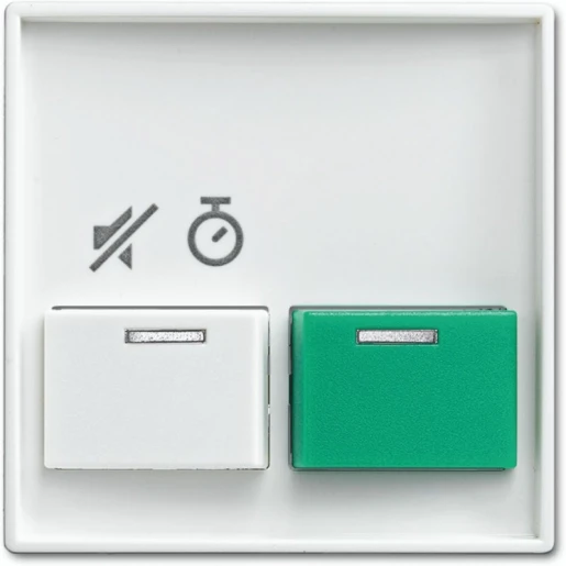 ABB Busch-Jaeger Balance miva centraalplaat oproepsysteem de twi tgn wit RAL 9010 2CKA001724A4360