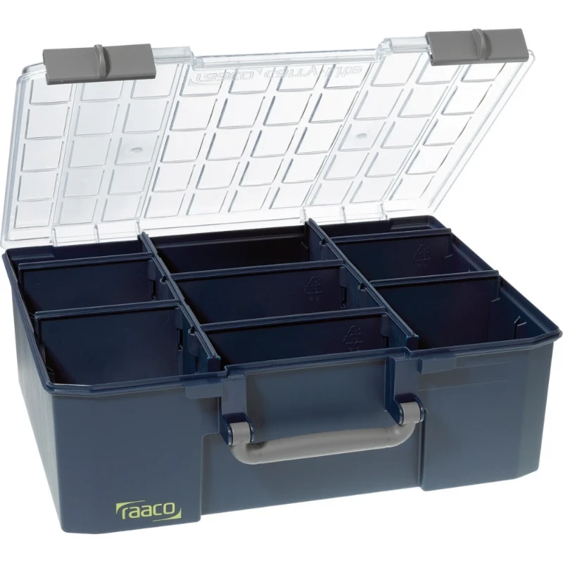 Cimco Assortimentsdoos raaco CarryLite 150 330x150x41.3mm 9 inzetbakken 418958