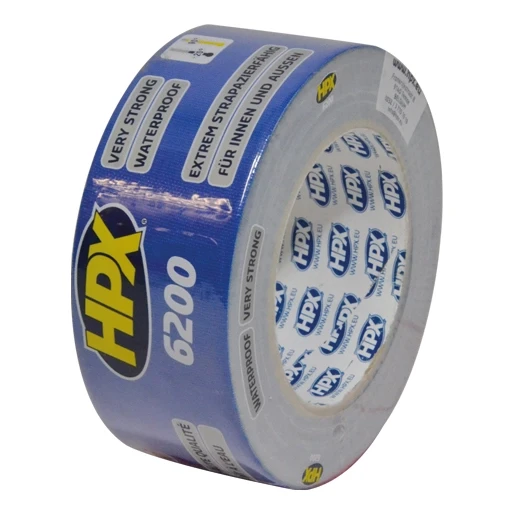 HPX Duct Tape zelfklevende tape 50mmx25m Weefsel Blauw