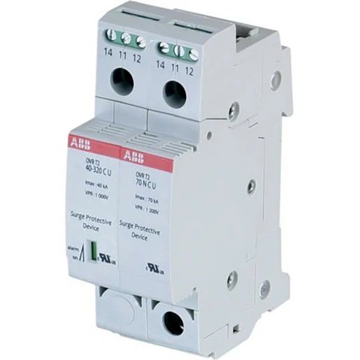 ABB OVERSPANNINGSBEVEILIGING TYPE 2 UL UITV.1 POOL+NUL 40KA 320V CART