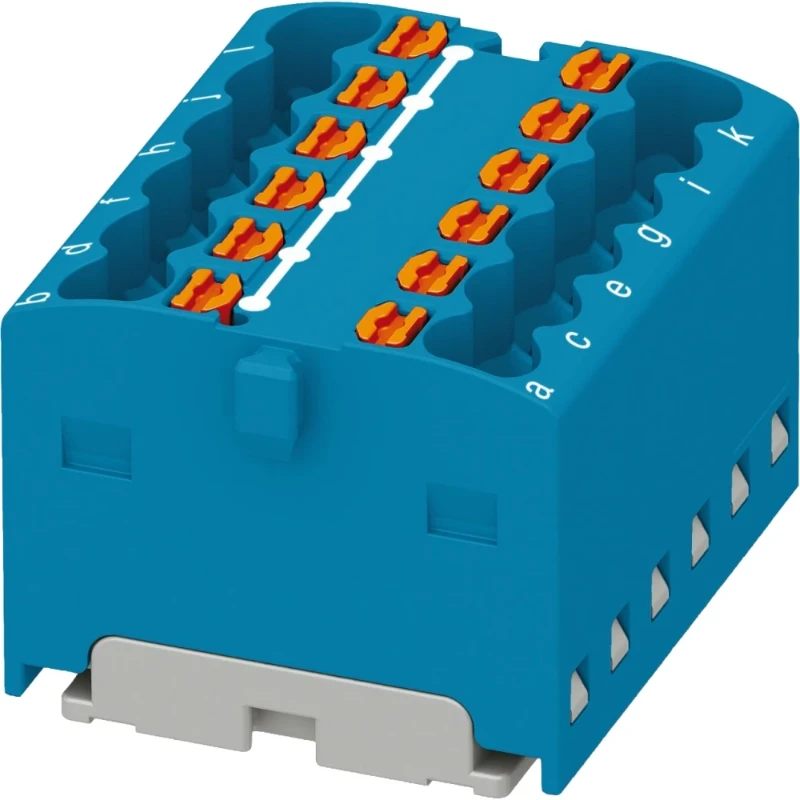 Phoenix Contact PTFIX Verbindingsrijgklem 0,14-1,5mm² eendr. 0,14-1,5mm² meerdr. Blauw