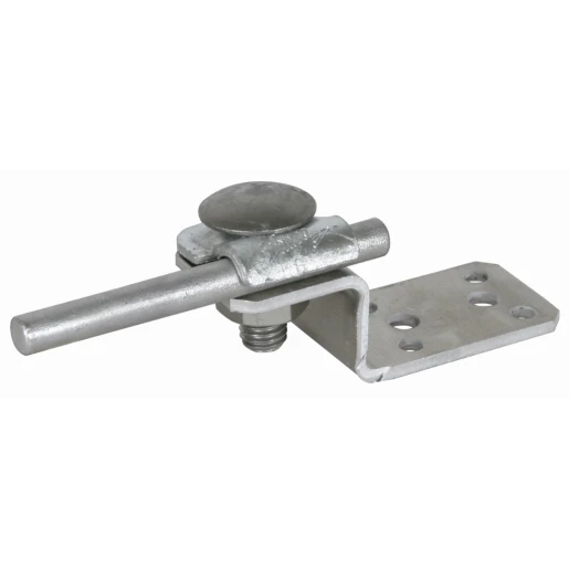 Dehn Connection lug z-shaped al with clamping frame for rd 6-10mm st/tzn