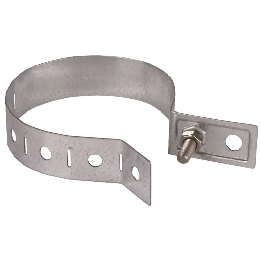 Dehn Downpipe clamp 60-150mm st/tzn with connection bore d 10.5mm