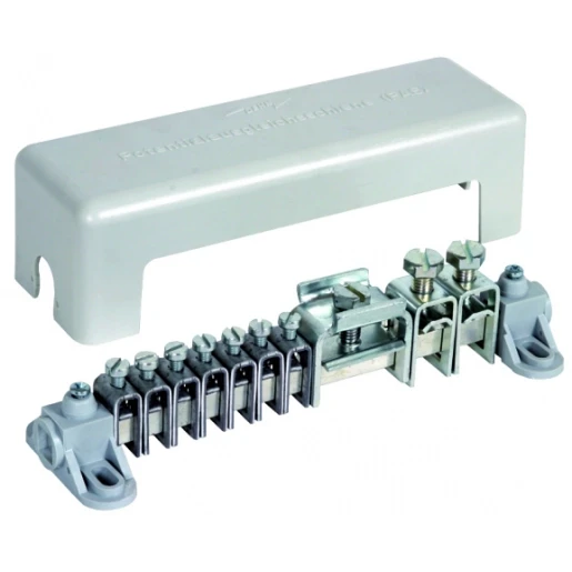 Dehn Equipotential bonding bar with cover 7x 2.5-25mm² 2x16-95mm² 1x fl 30x