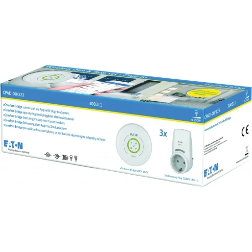 Eaton Draadloze dim-en xcomfort bridge set-opbouw