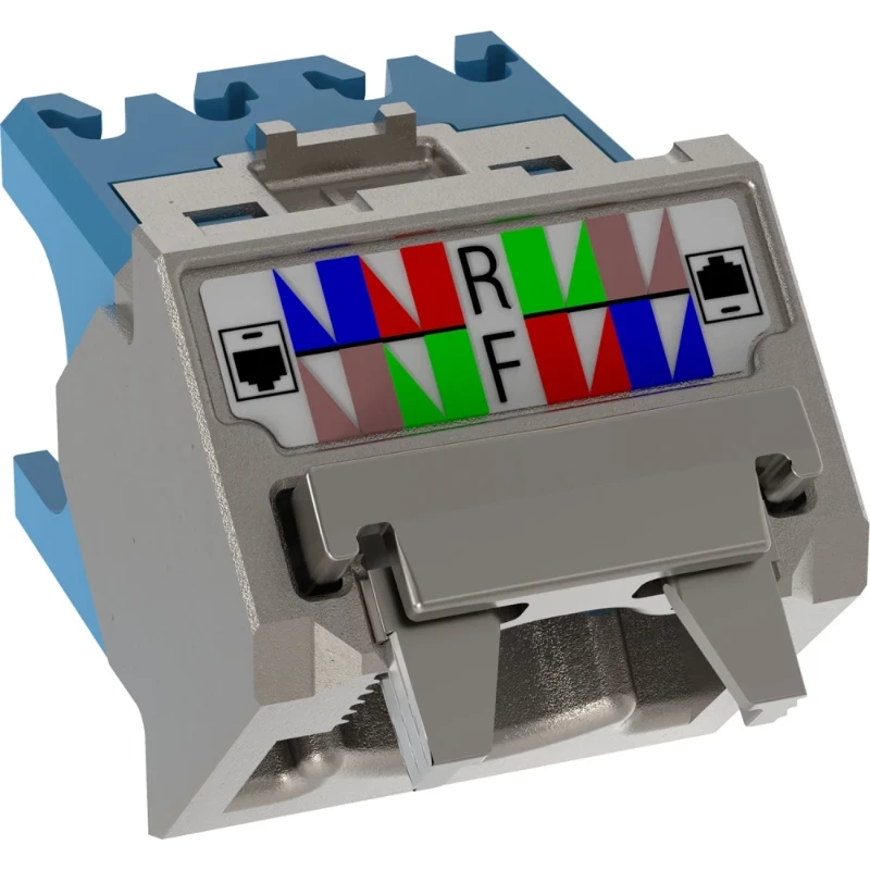 Panduit Patchkabel links/rechts 45° draad U / UTP Cat6A (IEC) RJ45 8(8) CJSUDCAPBU-X