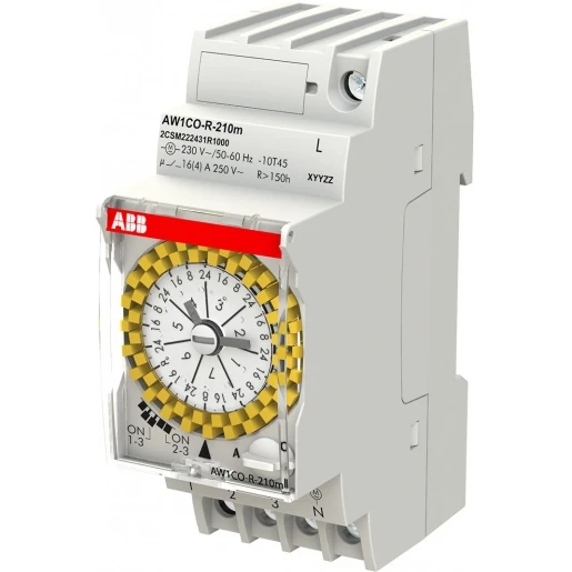 ABB System Pro M Compact Analoge timer + gangreserve DIN-rail 230V 1 kanaal 2CSM222431R1000