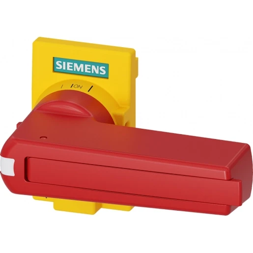 Siemens ACCESSORY FOR 3KD SIZE 2 DIRECT OPERATING MECHANISM RED/YELLOW STANDARD VERSION CAN BE LOCKED IN OFF POSITION WITH THREE PADLOCKS