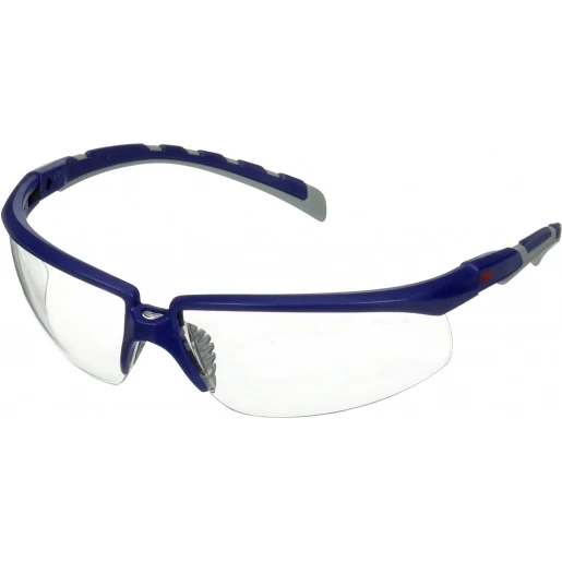 3M Veiligheidsbril blauw/grijs frame PC Anticondens kleurloos 7100208382