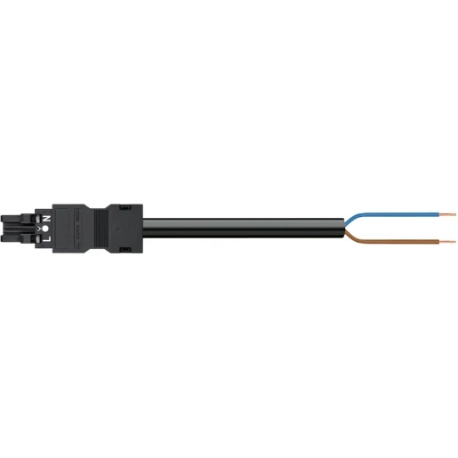 Wago SERIE 771 Patchkabel gebouwinstallatie 2p Contrastekker (female) Vrij kabeluiteinde 8000mm