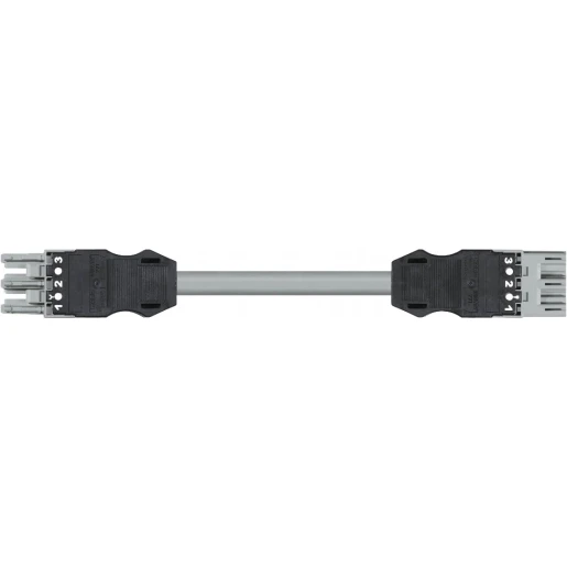 Wago SERIE 771 Patchkabel gebouwinstallatie 3p Contrastekker (female) Stekker 3000mm