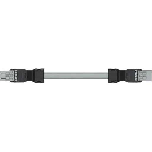 Wago SERIE 891 Patchkabel gebouwinstallatie 4p Contrastekker (female) Stekker 2000mm