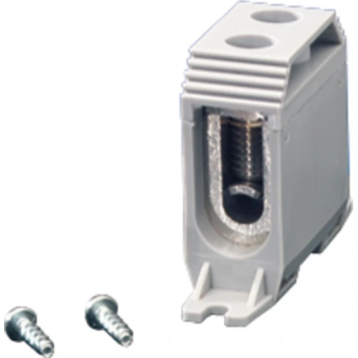 Hensel Mi Verbindingsklem DIN-rail 16-50 mm² 1 polig Grijs