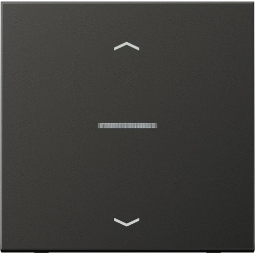 Jung LS range Home stuurafdekking pijl enkelvoudig Mat antraciet RAL 7016 BTAL17101PAN