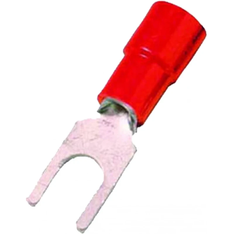 Intercable Geïs. vorkkabelschoen vlgs DIN46237 0,5-1mm2 M6 rood