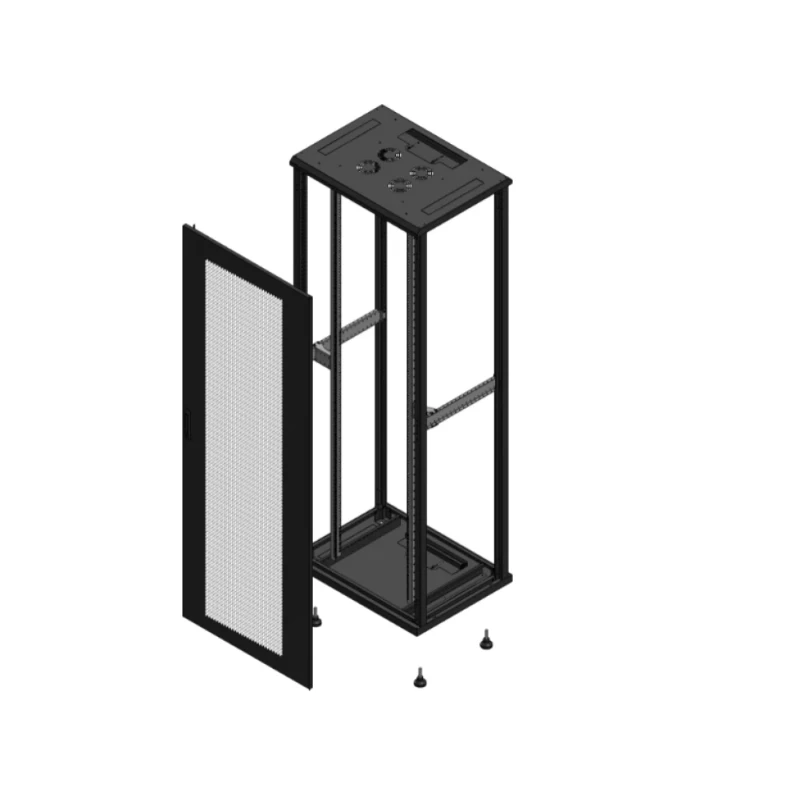 Gigamedia Vloer patchkast AV enkel PER SP EX 19" 47HE 800x600mm Zwart GGM 704786PPSSPEX