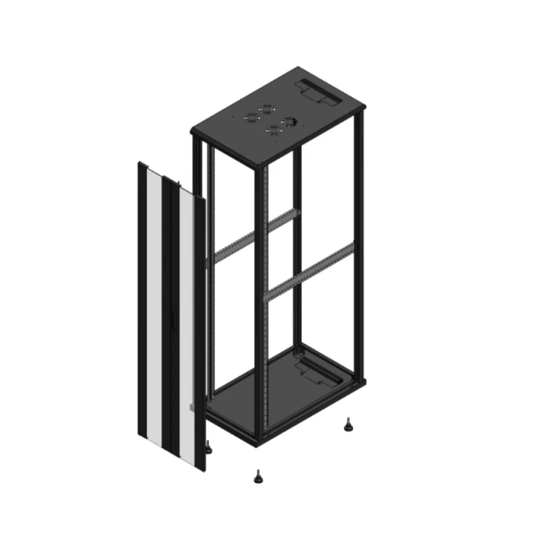 Gigamedia Vloer patchkast AV dubbel VER SP EX 19" 47HE 600x1000mm Zwart GGM 7047610PVDSPEX