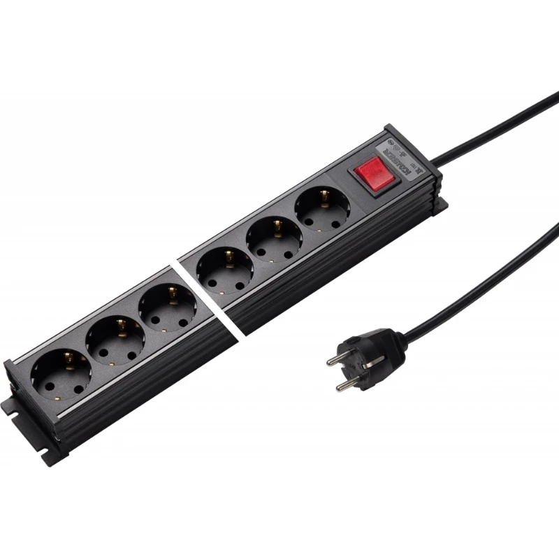 Martin Kaiser Contactdooscombinatie 10RA 16A IP20 snoer 1.5m 1101ZL10SW15