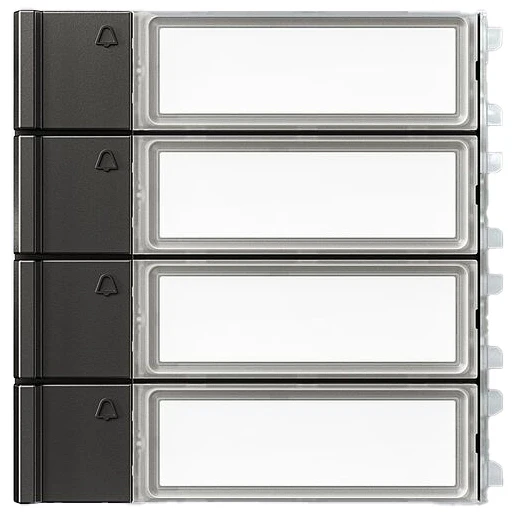 Siedle Oproeptoets compleet Donkergrijs-metallic grijs 210012053-00