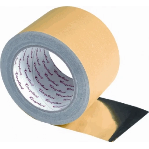Coroplast Aluminiumtape 50mm.breed rol a 50 meter