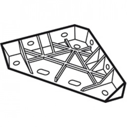 Legrand ISPL plafondbeugel (kabeldraagsysteem) b136mm 3100N grijs RAL 7030 637955