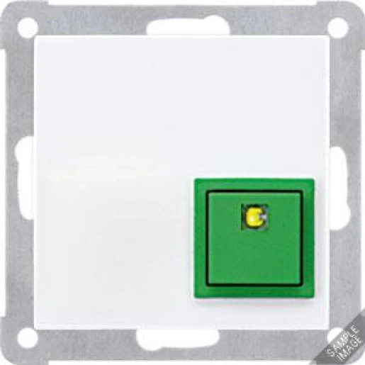 Jung AS range miva uitschakelknop a(s)500 55x55mm wit IP20 NRSAS0834AT