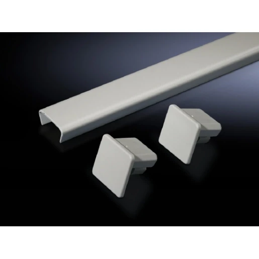 Rittal TS afdekprofiel voor kast/lessenaar Roestvaststaal (RVS) 30mm Grijs