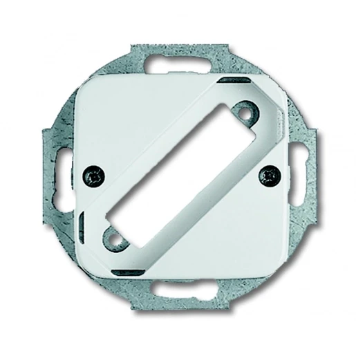 ABB Busch-Jaeger Reflex SI Centraalplaat DB-25 connector D-subminiatuur Basiselement met centrale afdekplaat 1 connector Zonder label wit 2CKA001724A0962