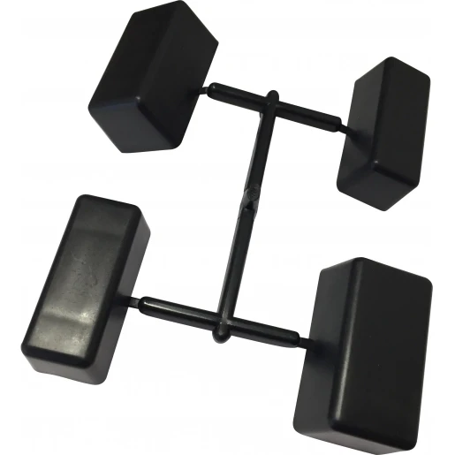 GSE Wiggen set a 4 stuks (2 links / 2 rechts) voor Single Clamp