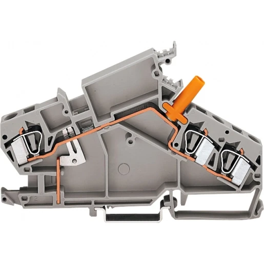 Wago Serie 282 Verbindingsrijgklem 0,2-6mm² eendr. 0,2-6mm² meerdr. Grijs