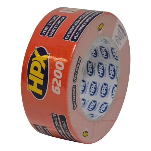HPX Duct Tape zelfklevende tape 50mmx25m Weefsel Rood