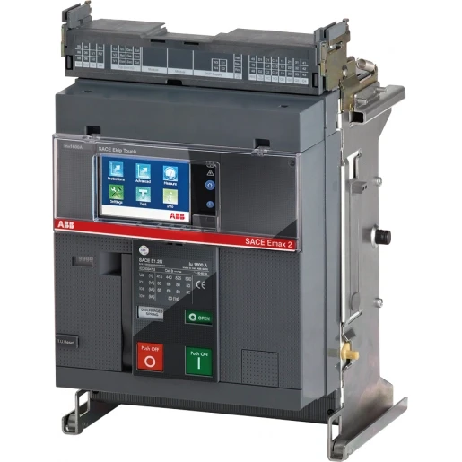 ABB EMAX2 E1.2C TOUCH LSI IN=1600A UITRIJDBARE UITVOERING 3 POLIG