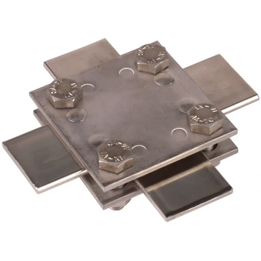 Dehn Cross unit stst (v4a) f.fl 30/30mm dim.60x60mm w/o intermediate plat