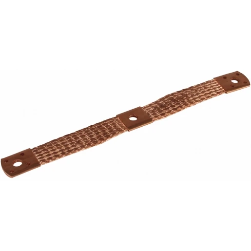 Dehn Bridging braid cu 50mm² l 300mm with fixing bores 8x5.2 3x10.5mm