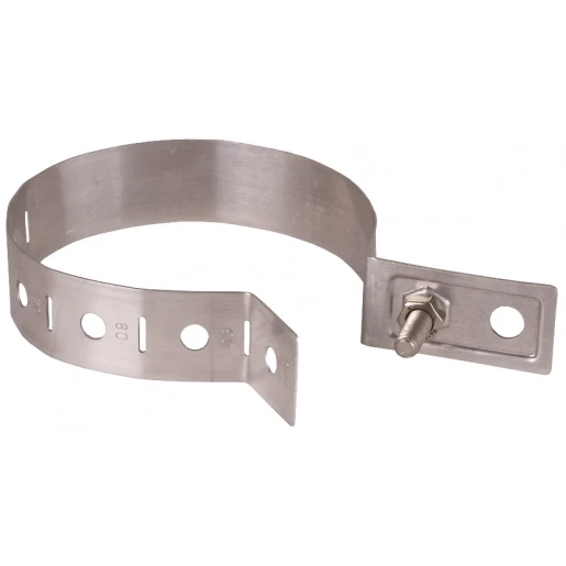 Dehn Downpipe clamp 60-150mm al with connection bore d 10.5mm