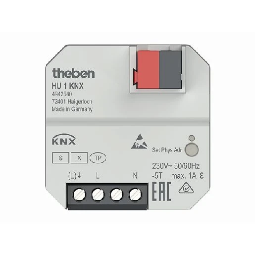 Theben Verwarmingsactor UP data secure KNX enkelvoudig inbouw 230V 4942540