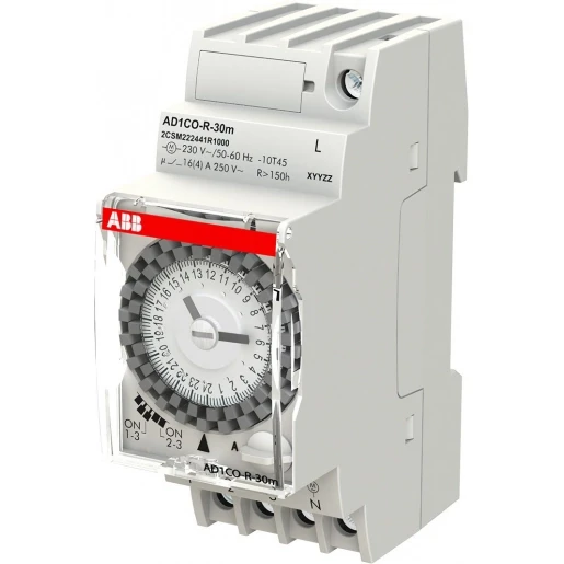 ABB System Pro M Compact Analoge timer + gangreserve DIN-rail 230V 1 kanaal 2CSM222441R1000