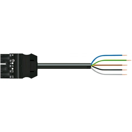 Wago SERIE 771 Patchkabel gebouwinstallatie 5p Stekker Vrij kabeluiteinde 3000mm