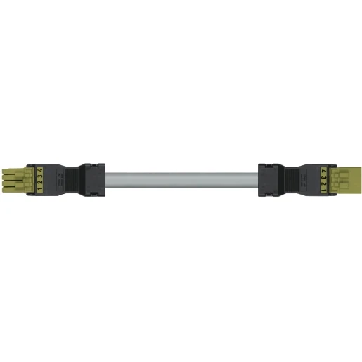 Wago SERIE 891 Patchkabel gebouwinstallatie 4p Contrastekker (female) Stekker 2000mm